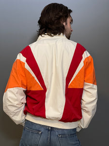 Wrinkled Nylon Retro Windbreaker