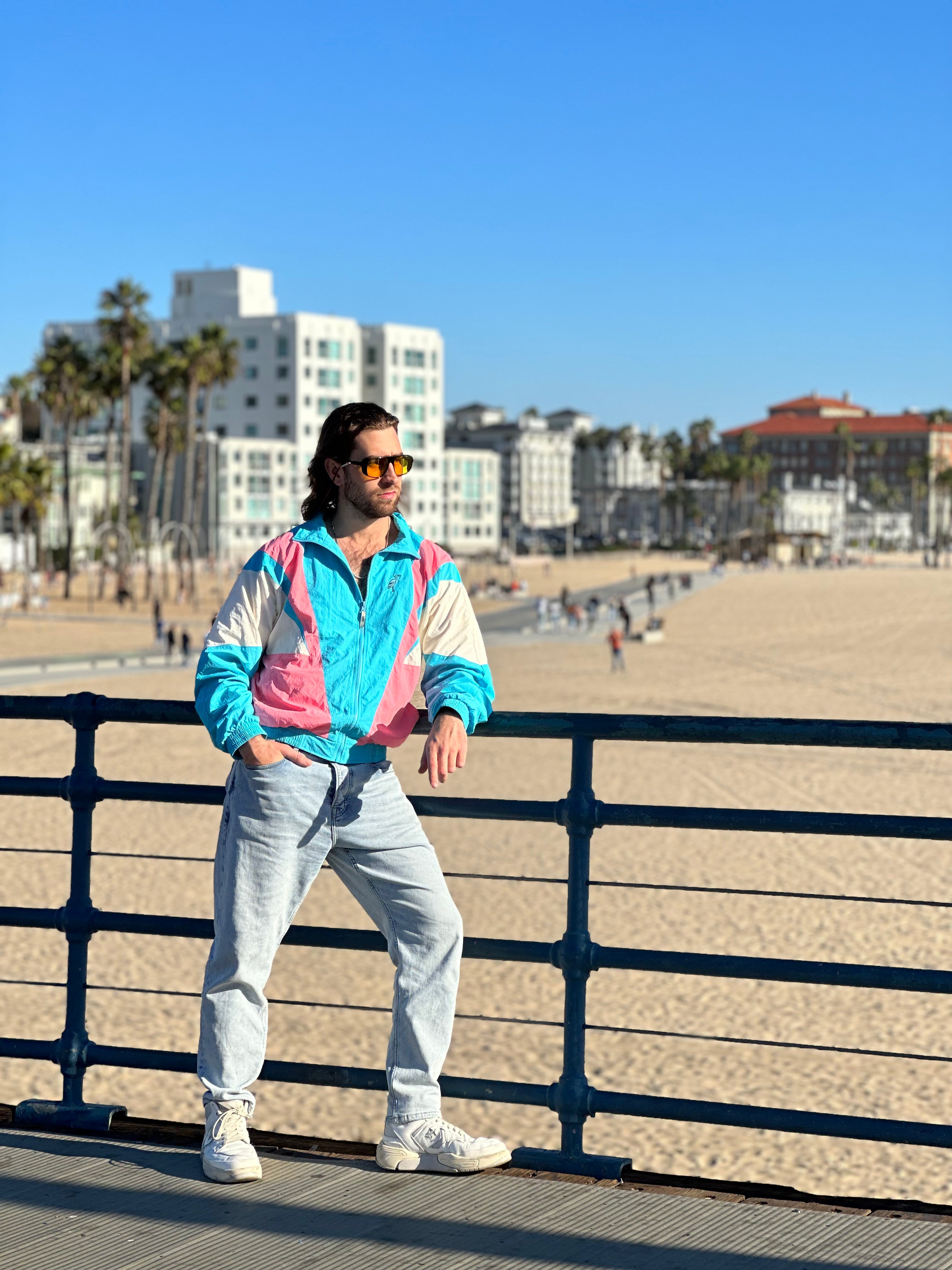 80s top windbreaker outfit